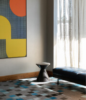 A TLC Hospitality side table in Hyatt Regency Los Angeles